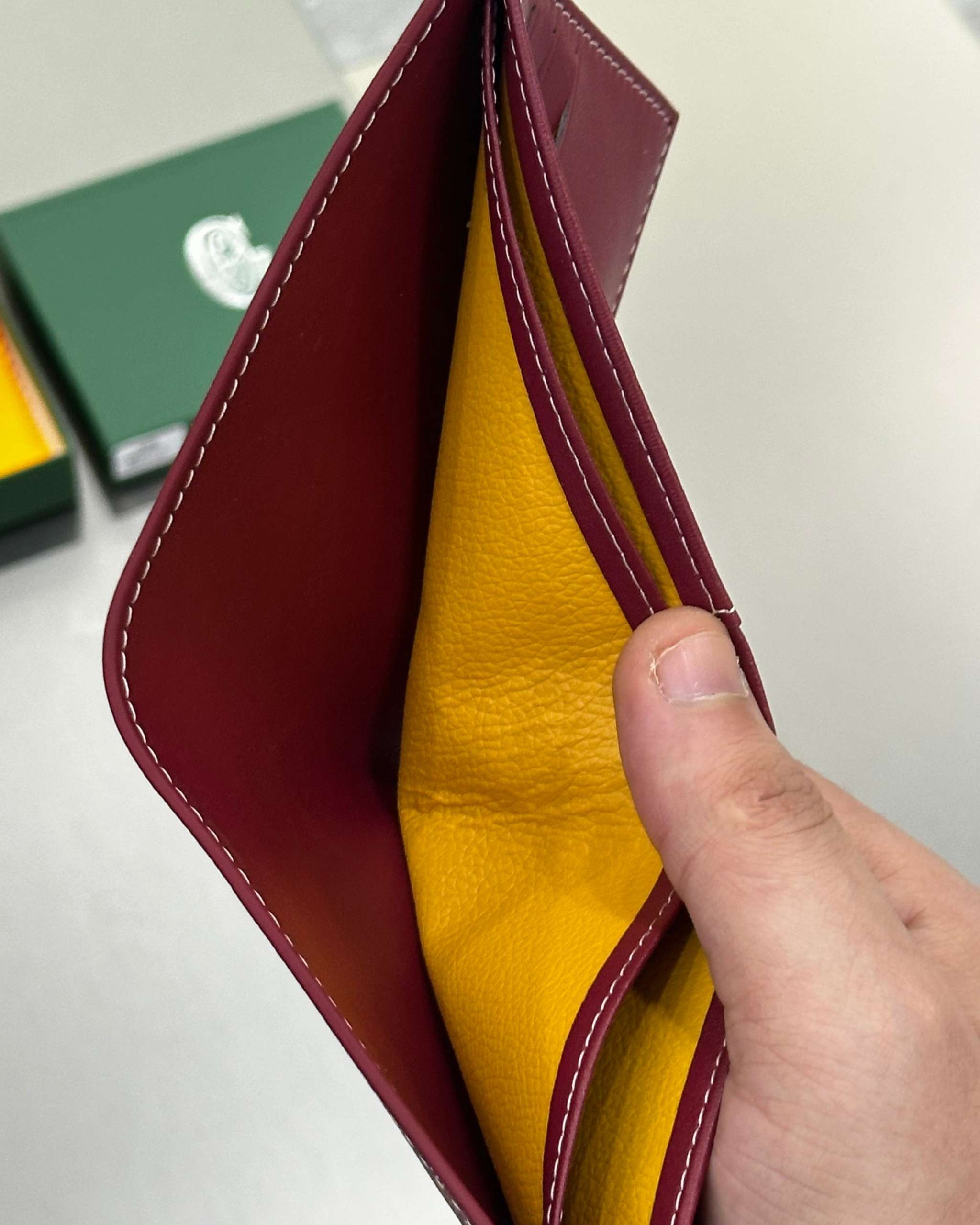 Goyard Victoire Wallet Red