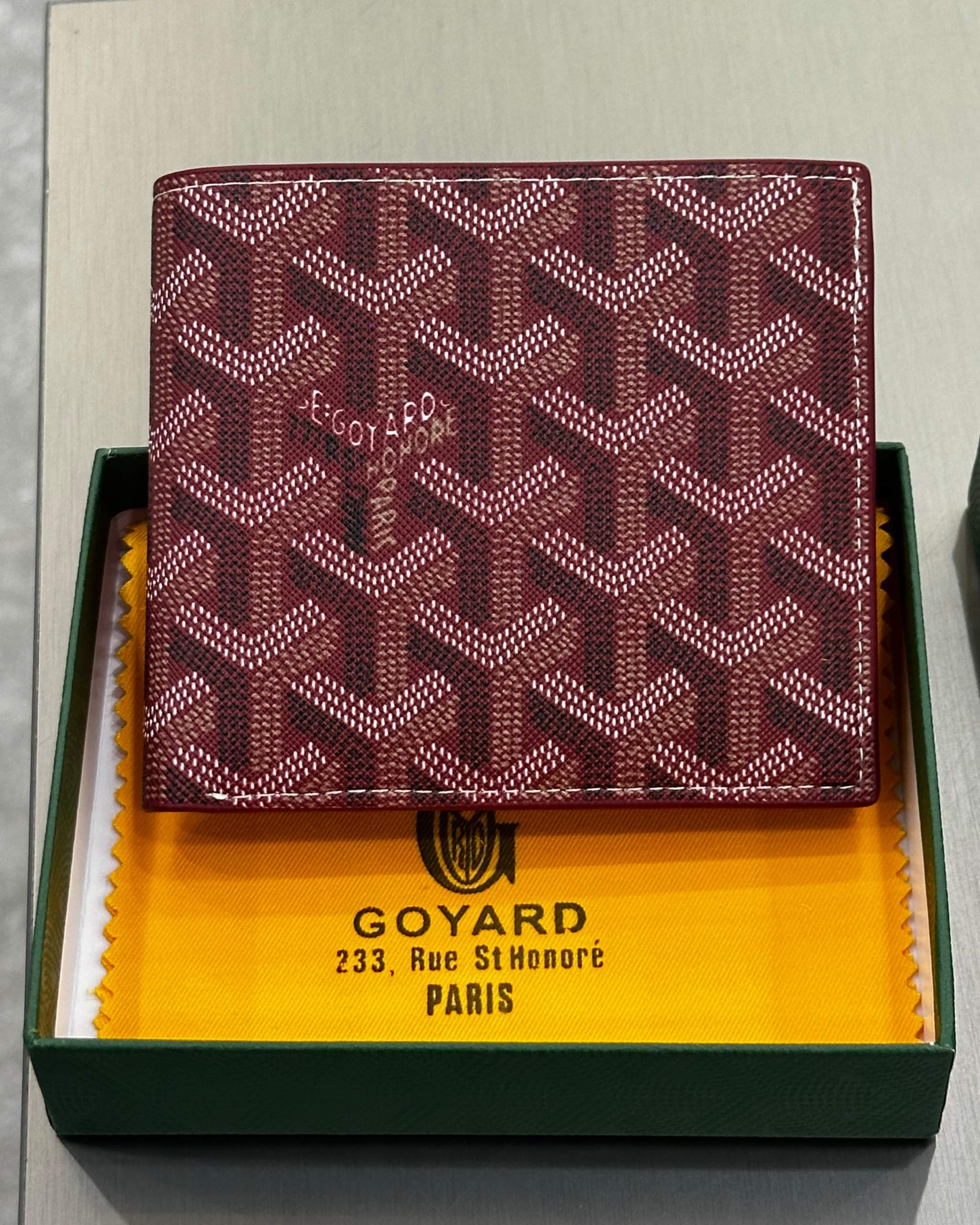 Goyard Victoire Wallet Red