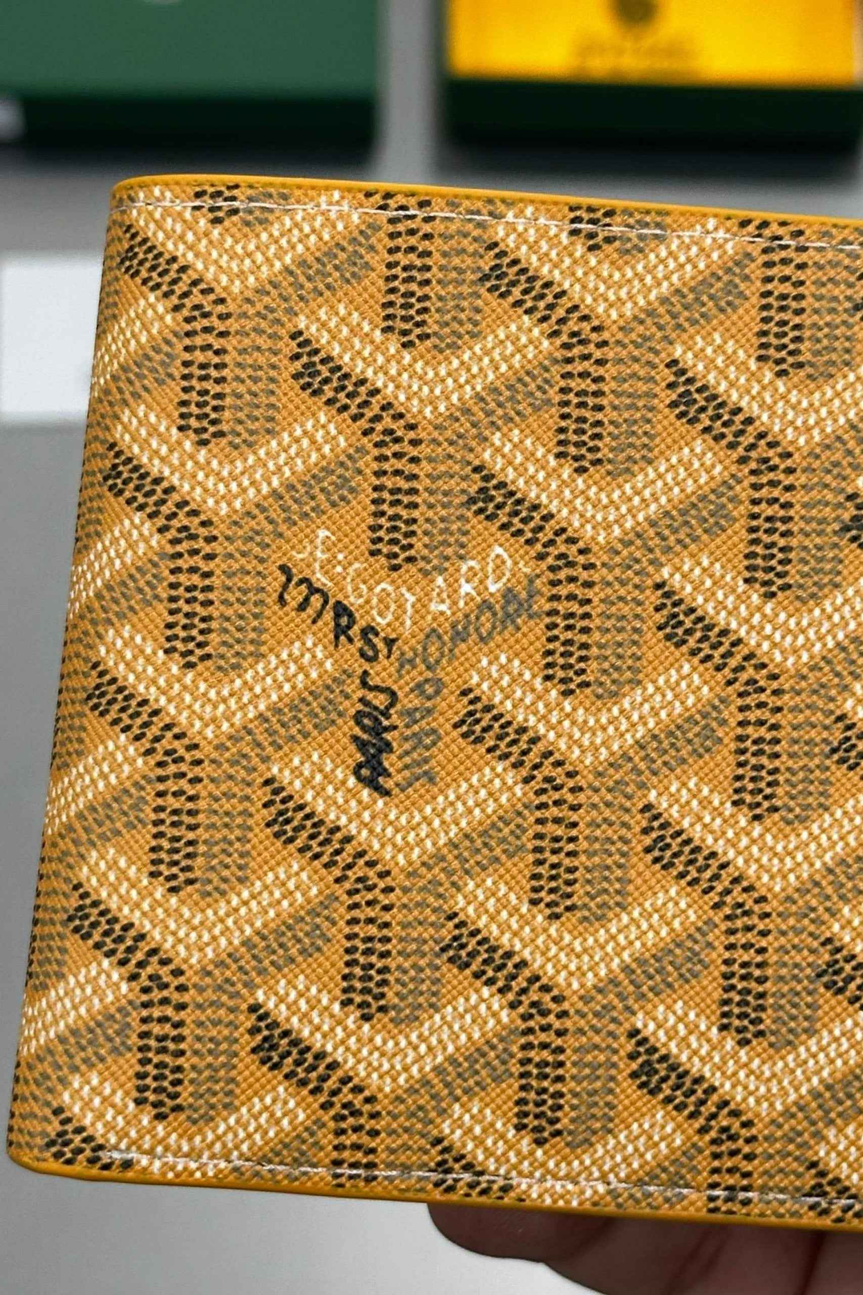 Goyard Victoire Wallet Yellow - MAGIC CITY