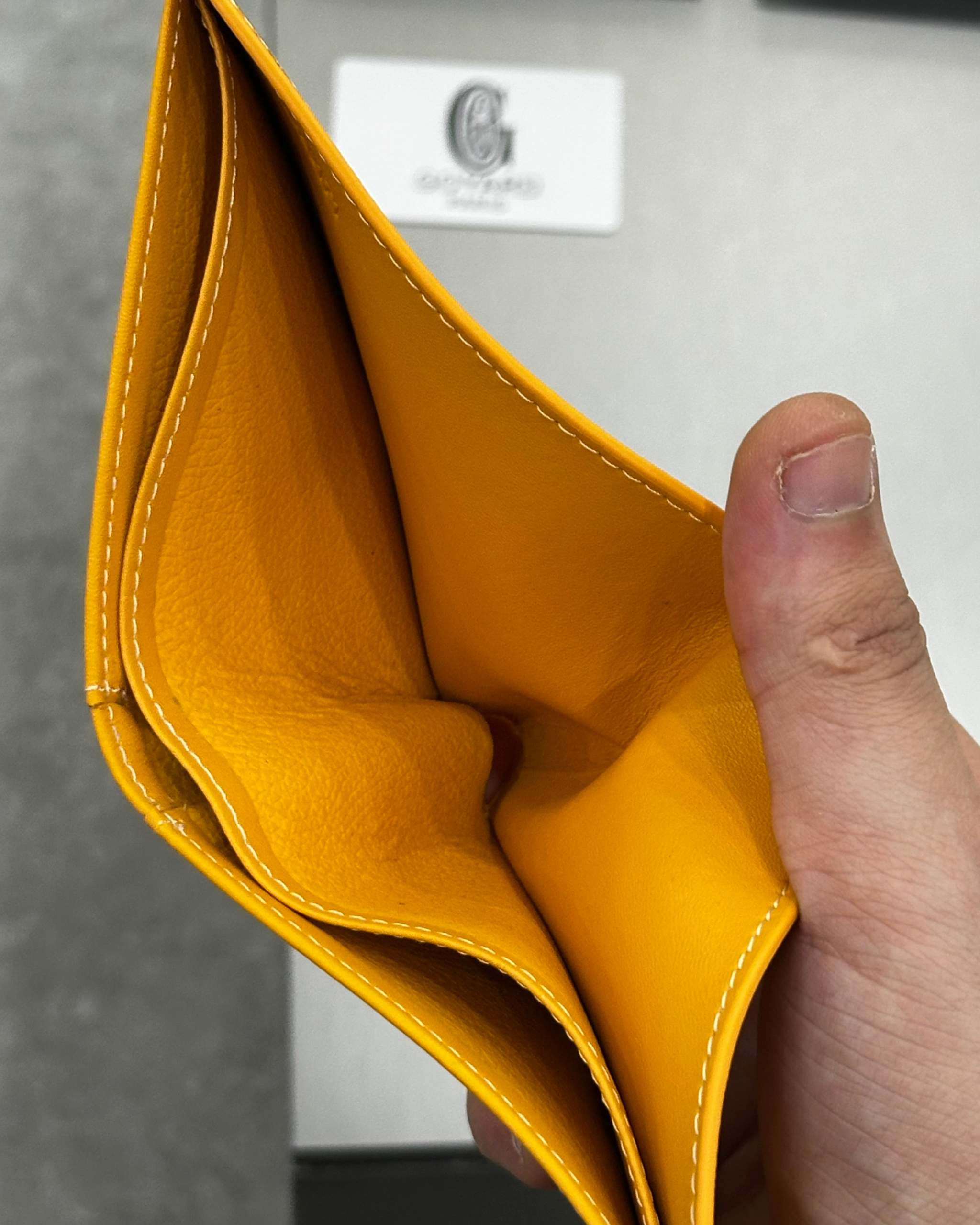 Goyard Victoire Wallet Yellow
