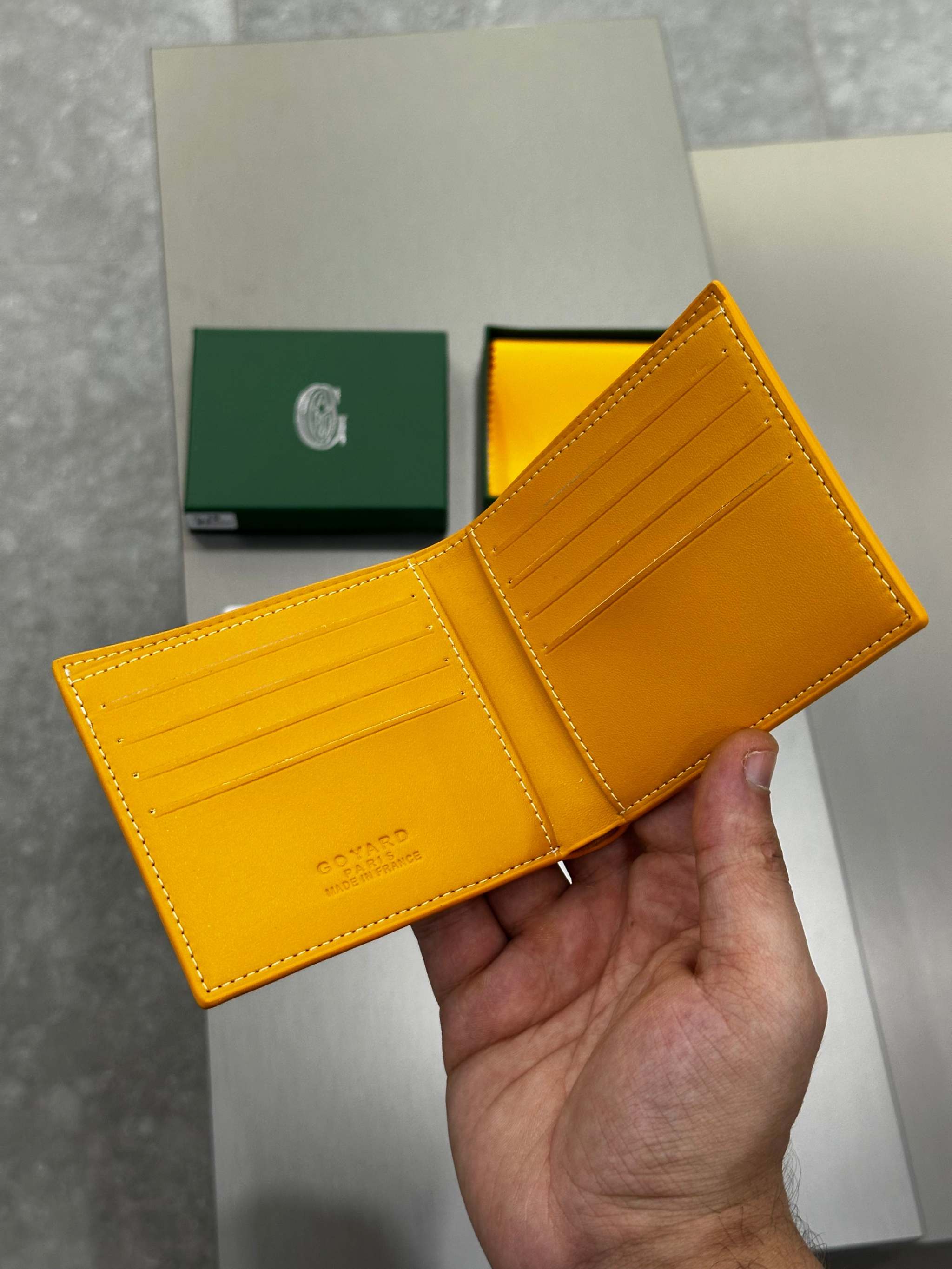 Goyard Victoire Wallet Yellow