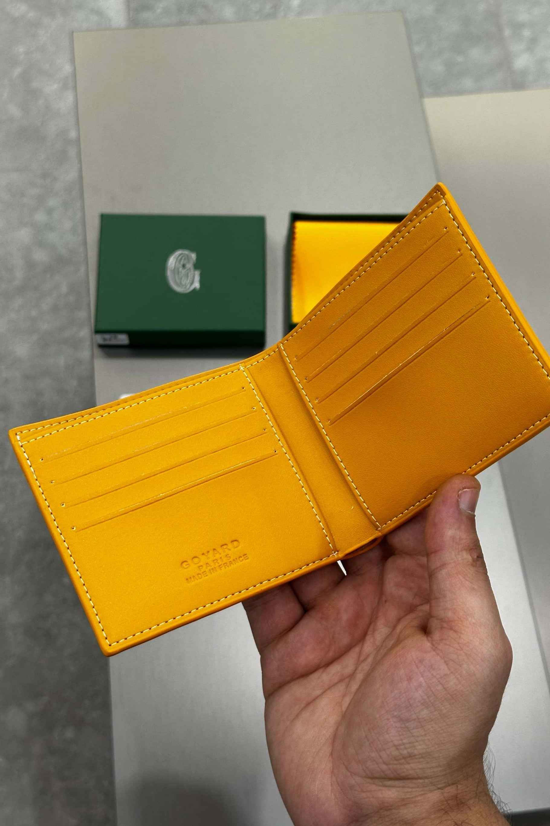 Goyard Victoire Wallet Yellow - MAGIC CITY