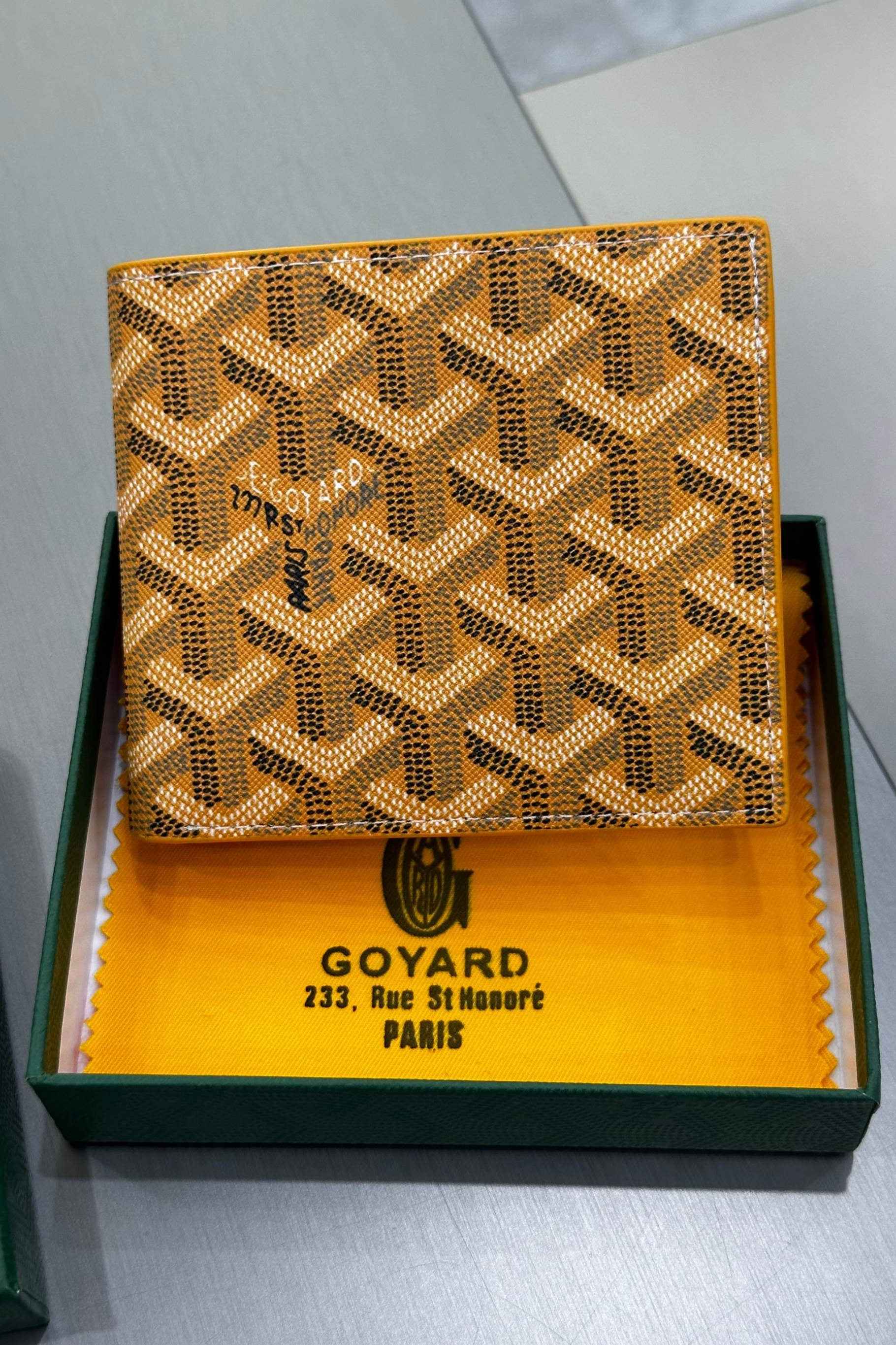 Goyard Victoire Wallet Yellow - MAGIC CITY