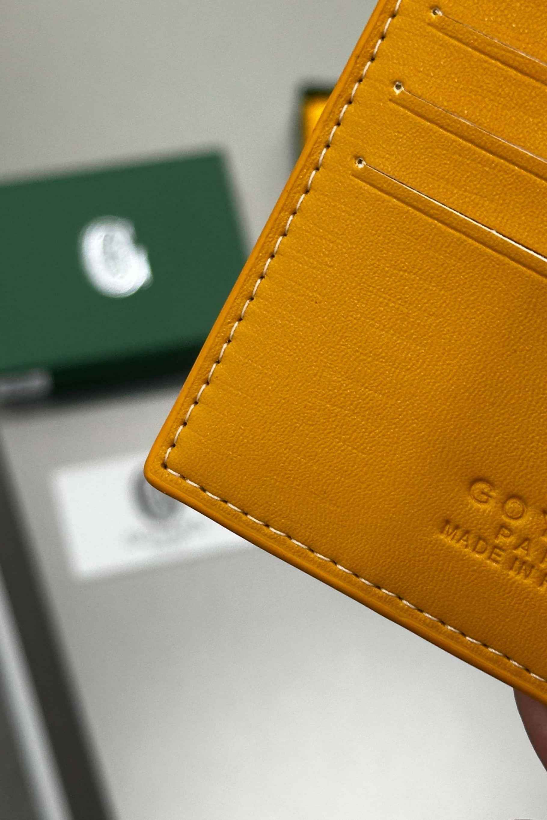 Goyard Victoire Wallet Yellow - MAGIC CITY