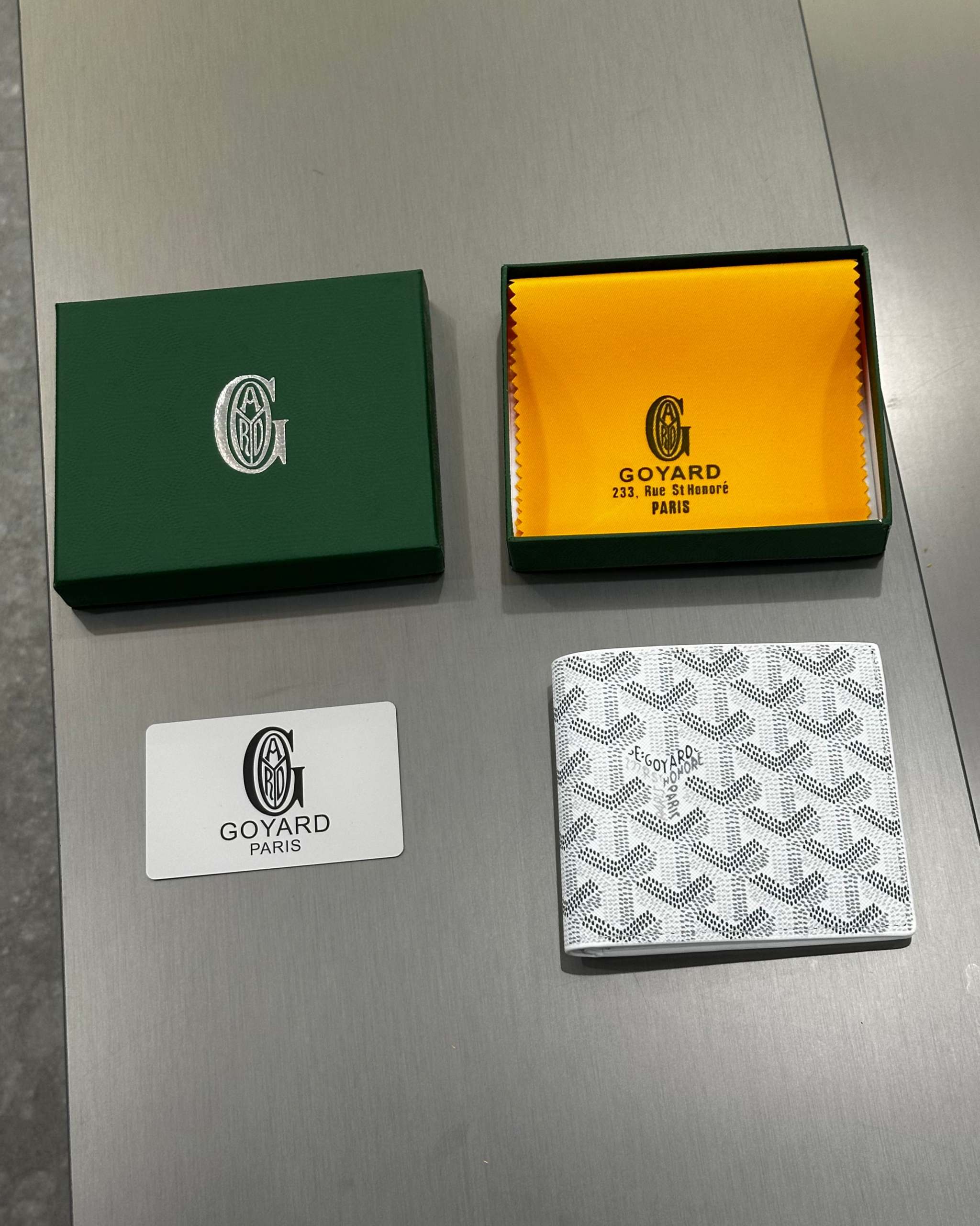 Goyard Victoire Wallet White