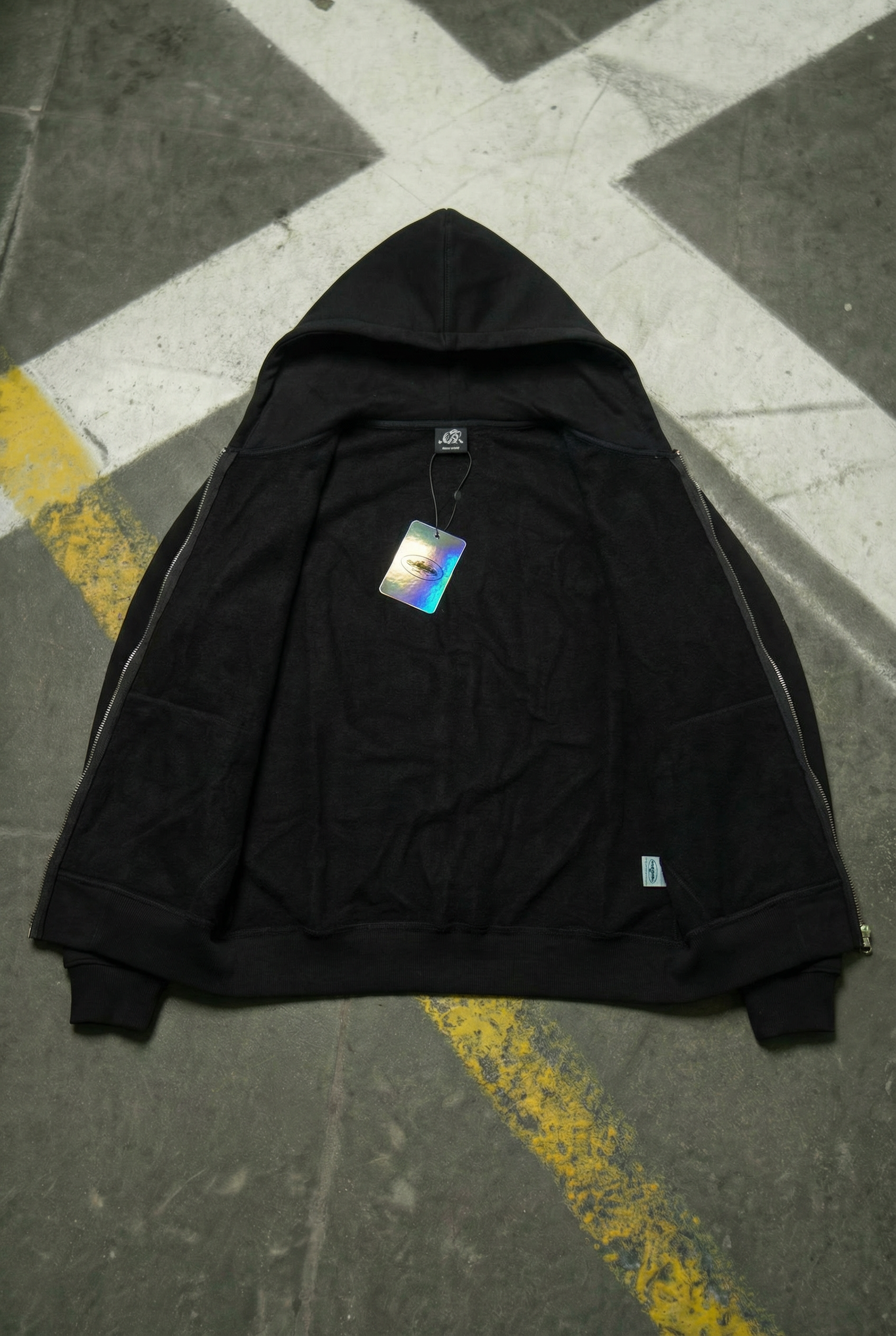 Corteiz Superior Royale Zip Hoodie - "Black/Yellow"