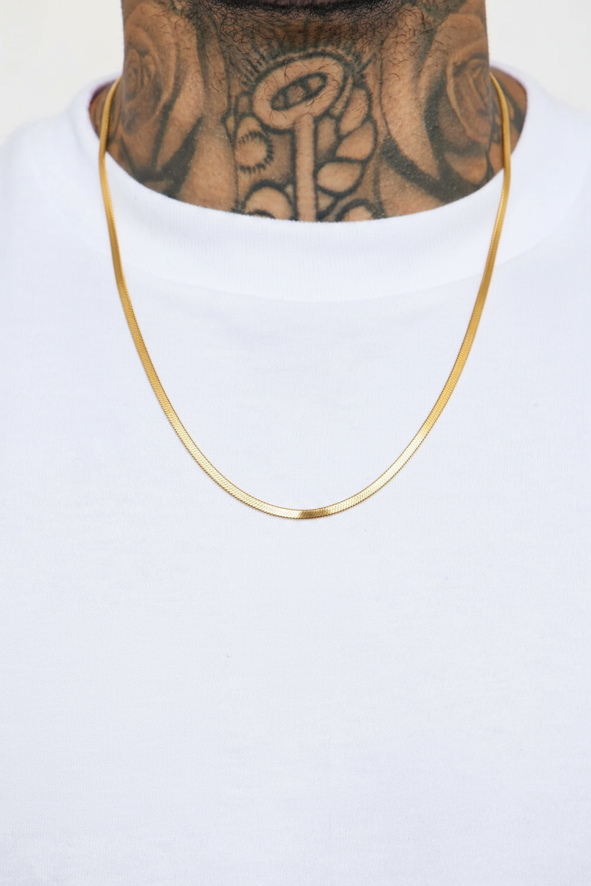 5mm Rope Chain Necklace - Stainless steel