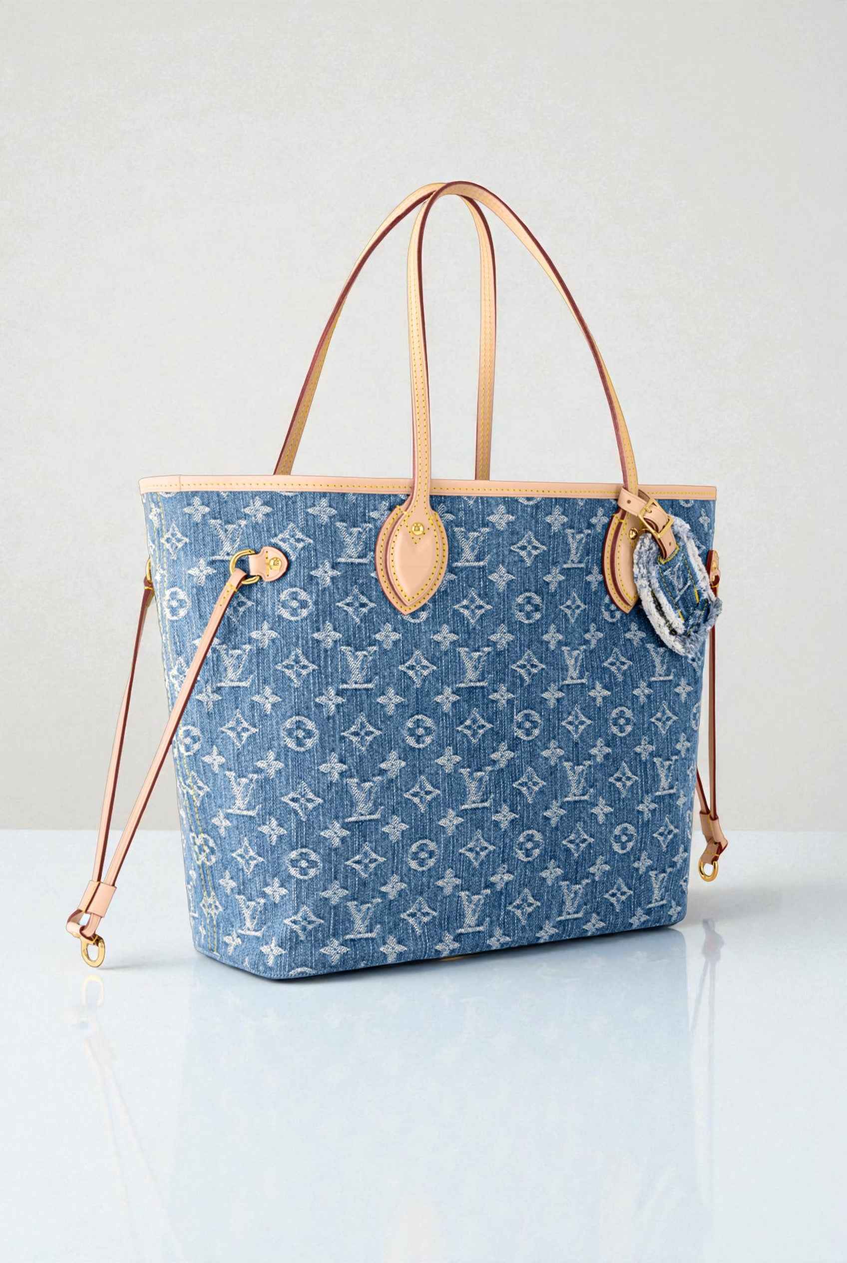 Louis V - Neverfull MM Monogram Denim