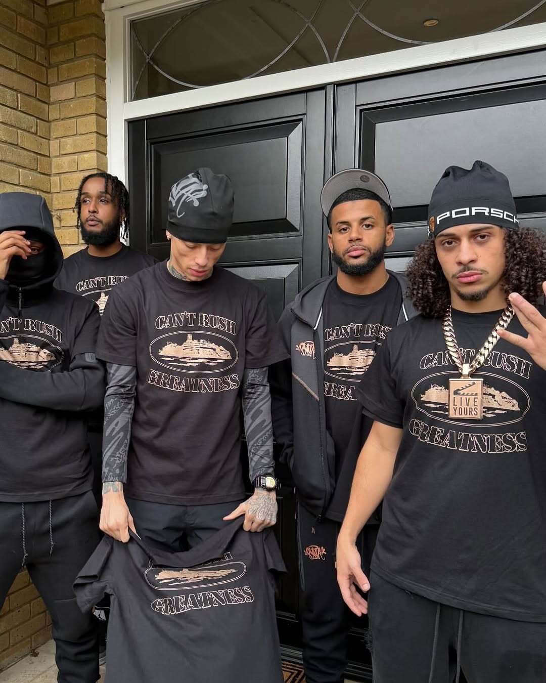 Corteiz × Cental Cee Can't Rush
Greatness Tee Black Men's - SS25