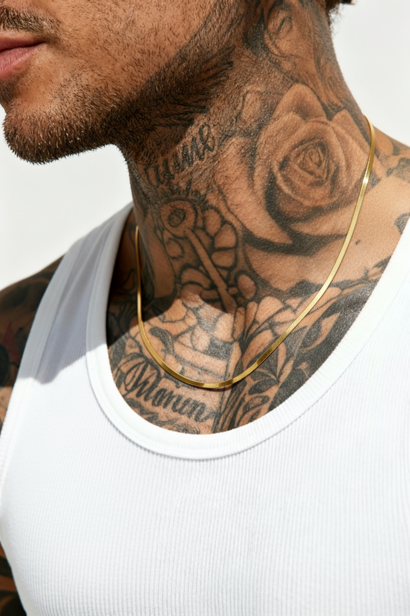 5mm Rope Chain Necklace - Stainless steel