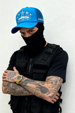 CORTEIZ 5 STARZ Alcatraz Trucker Hat – Baby Bleu - MAGIC CITY