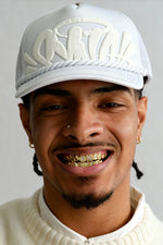 Syna World Rope Trucker Hat – White - MAGIC CITY