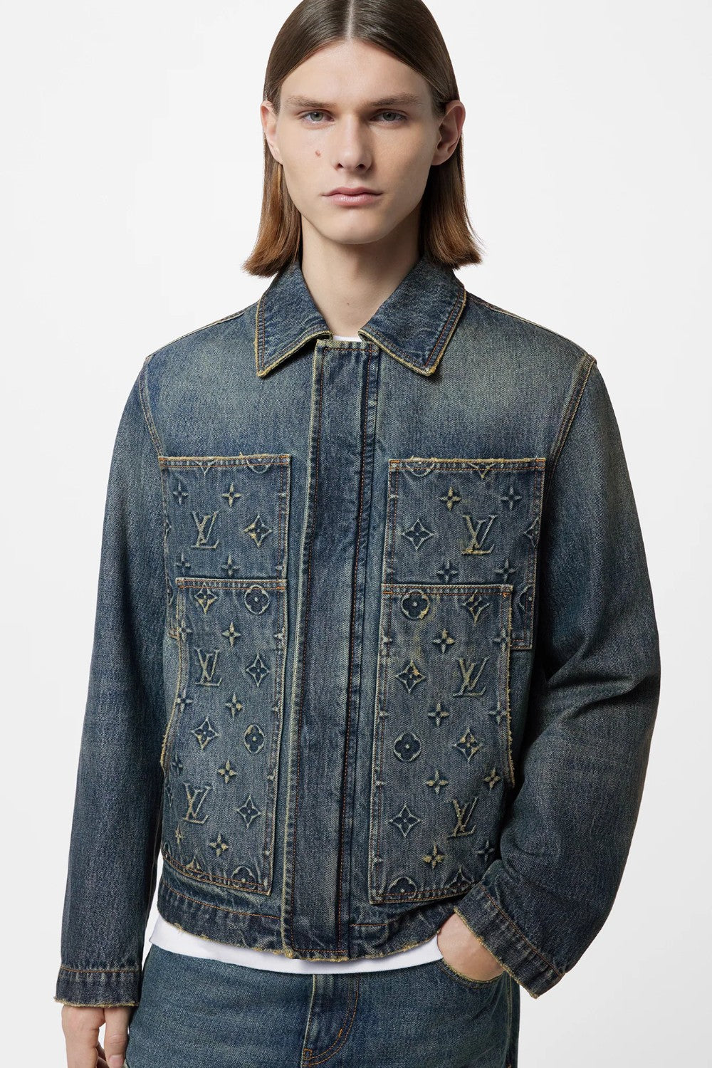 LOUIS V Workwear Denim Jacket
