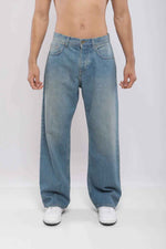 Billiorich Pantalon large en denim - MAGIC CITY