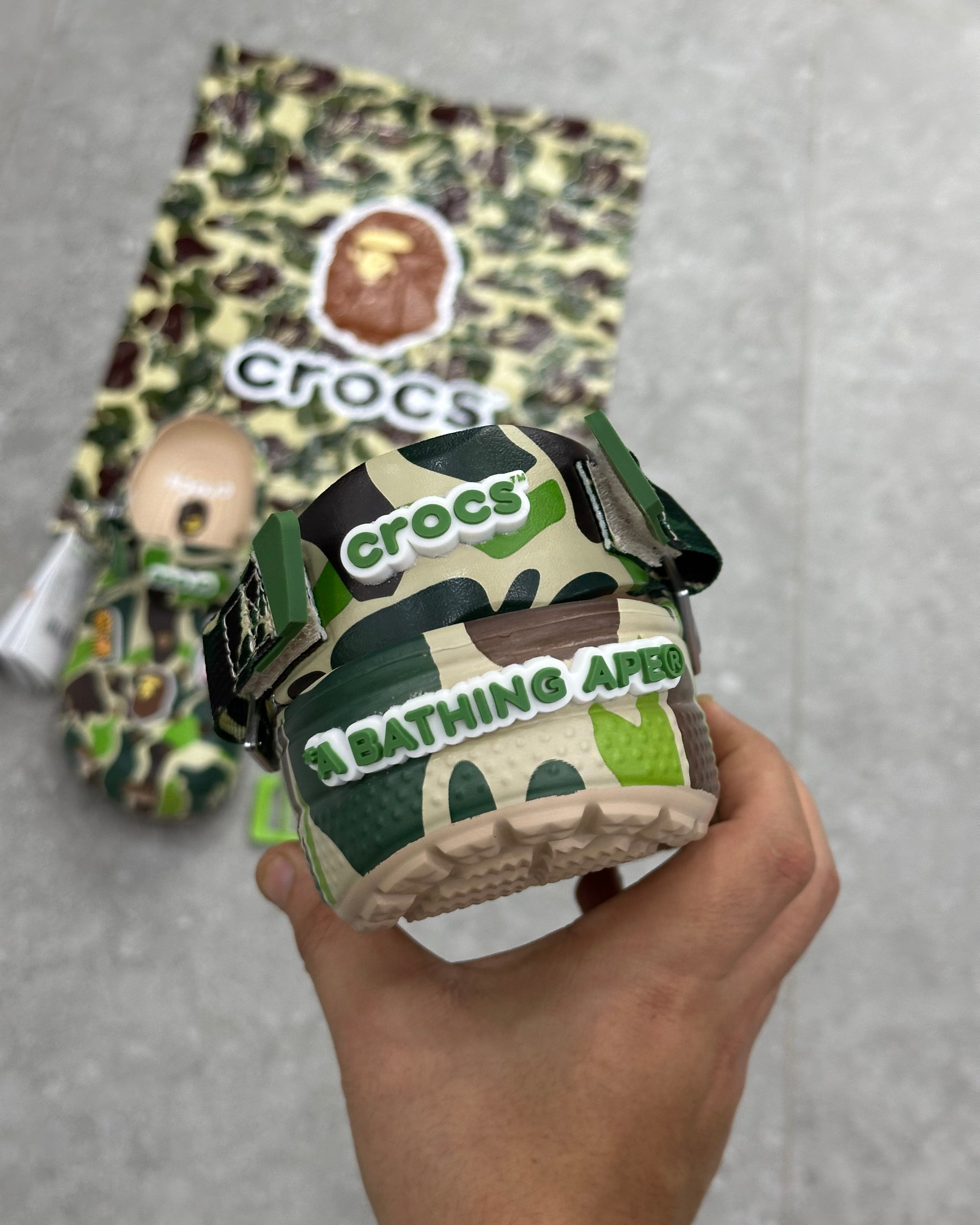 Crocs X A Bathing Ape ABC
Camo - Green