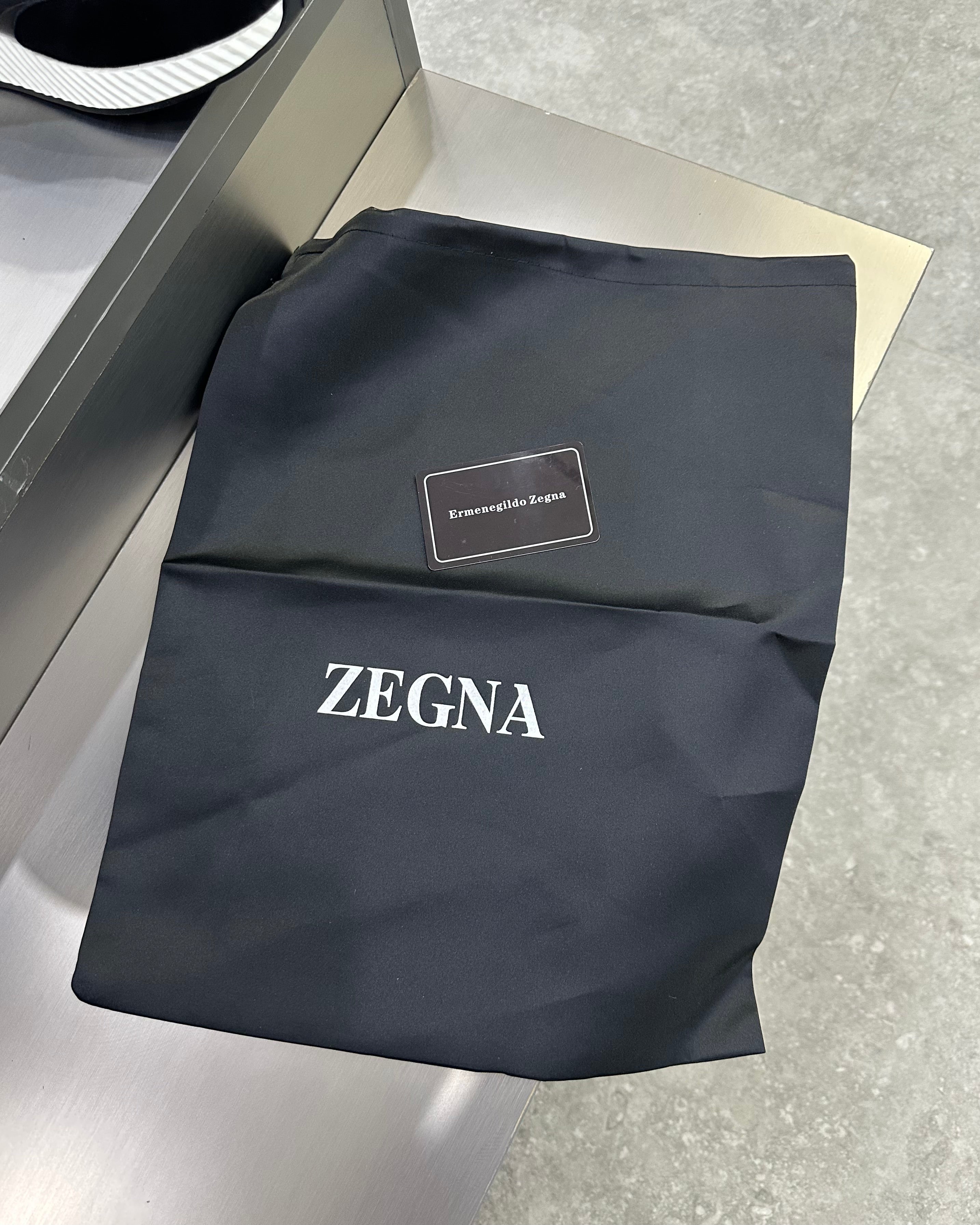 Zegna Techmerino Wool Sneakers - Black