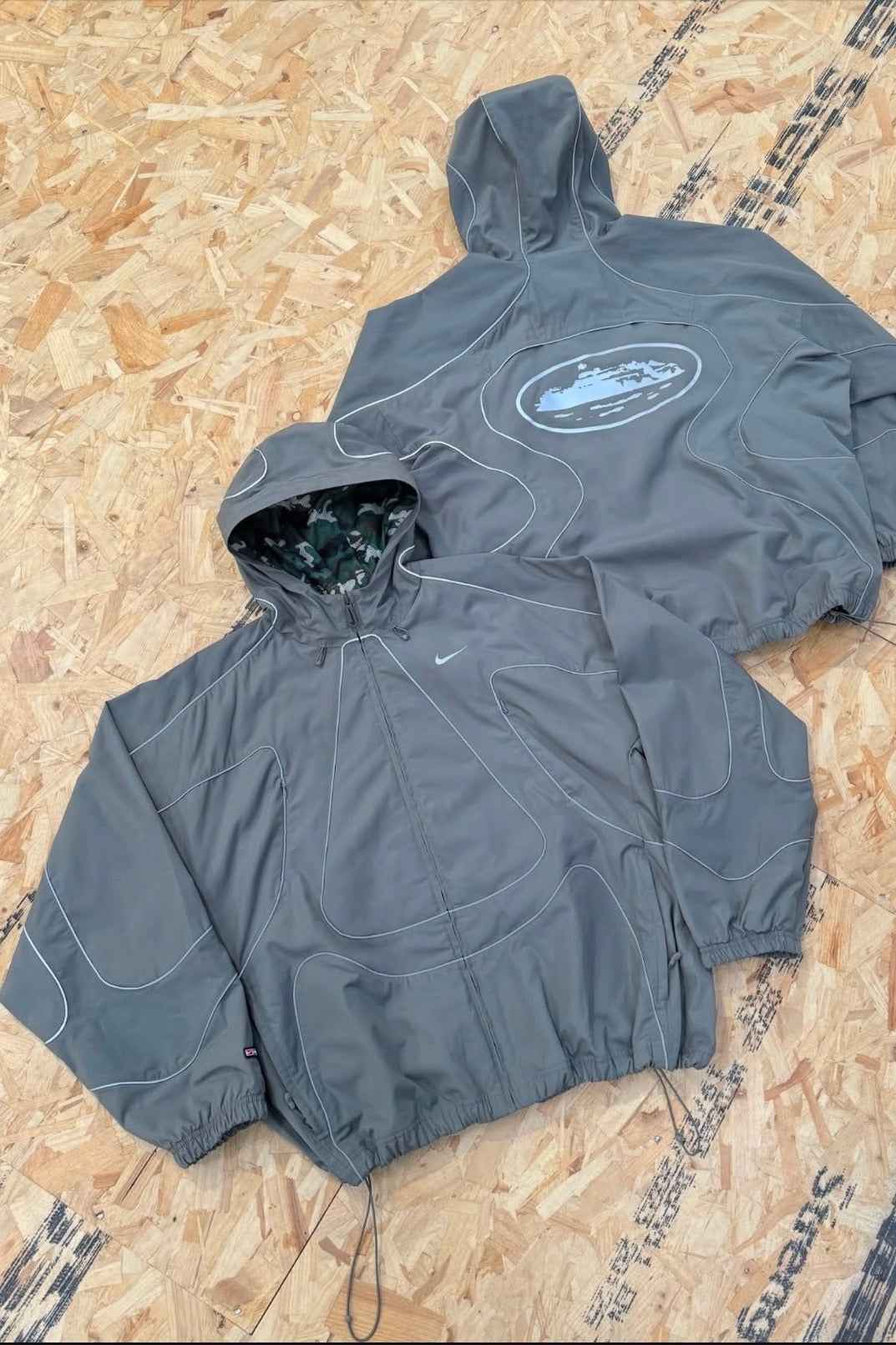 ウォームアップウェア Nike x Corteiz NRG Onyx Tracksuit Nike x Corteiz NRG Onyx Reflektörlü Eşofman Takımları ⚡️ Özel