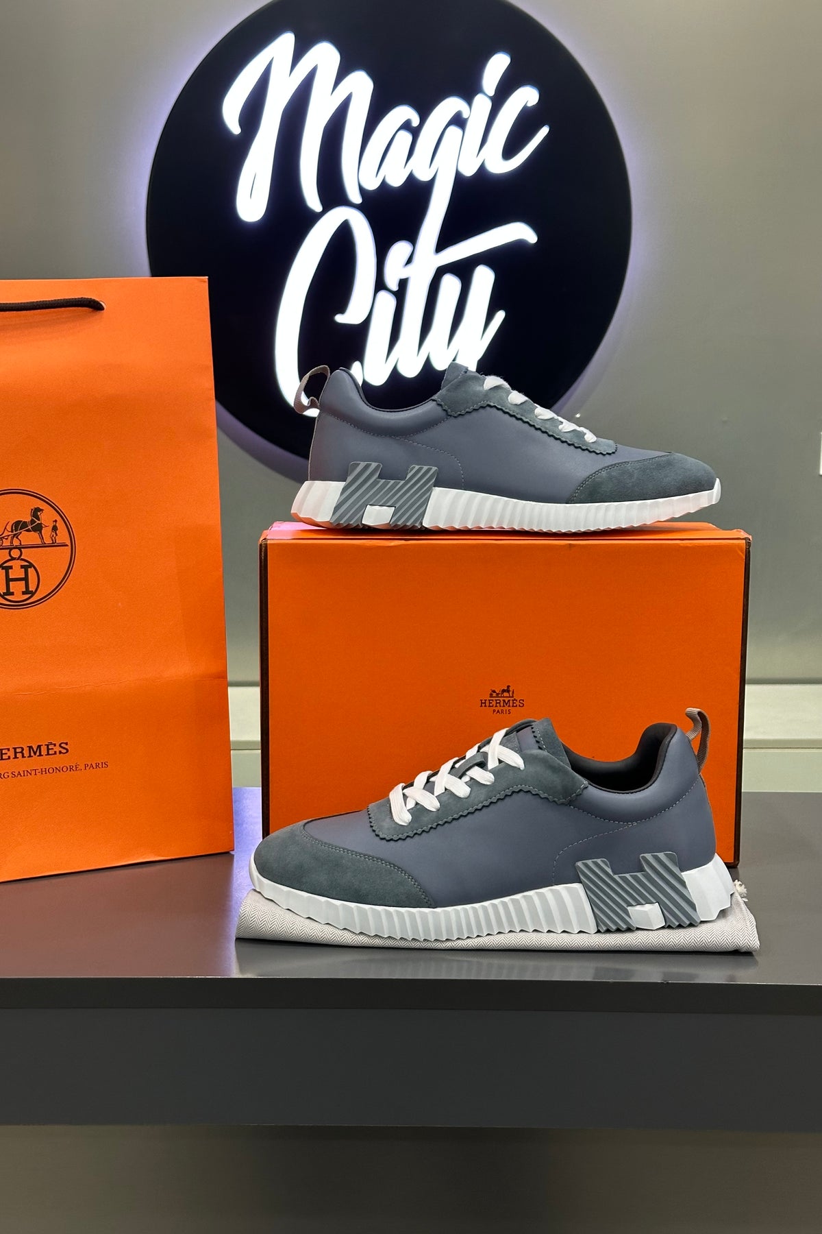 Hermès Bouncing - Bleu Tonnerre