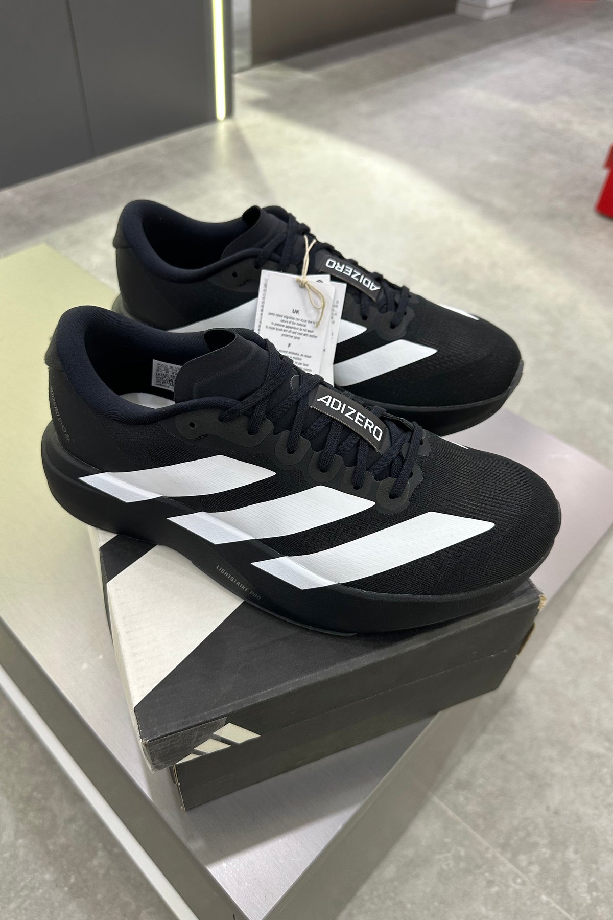 Adidas Adizero Evo SL - Black White