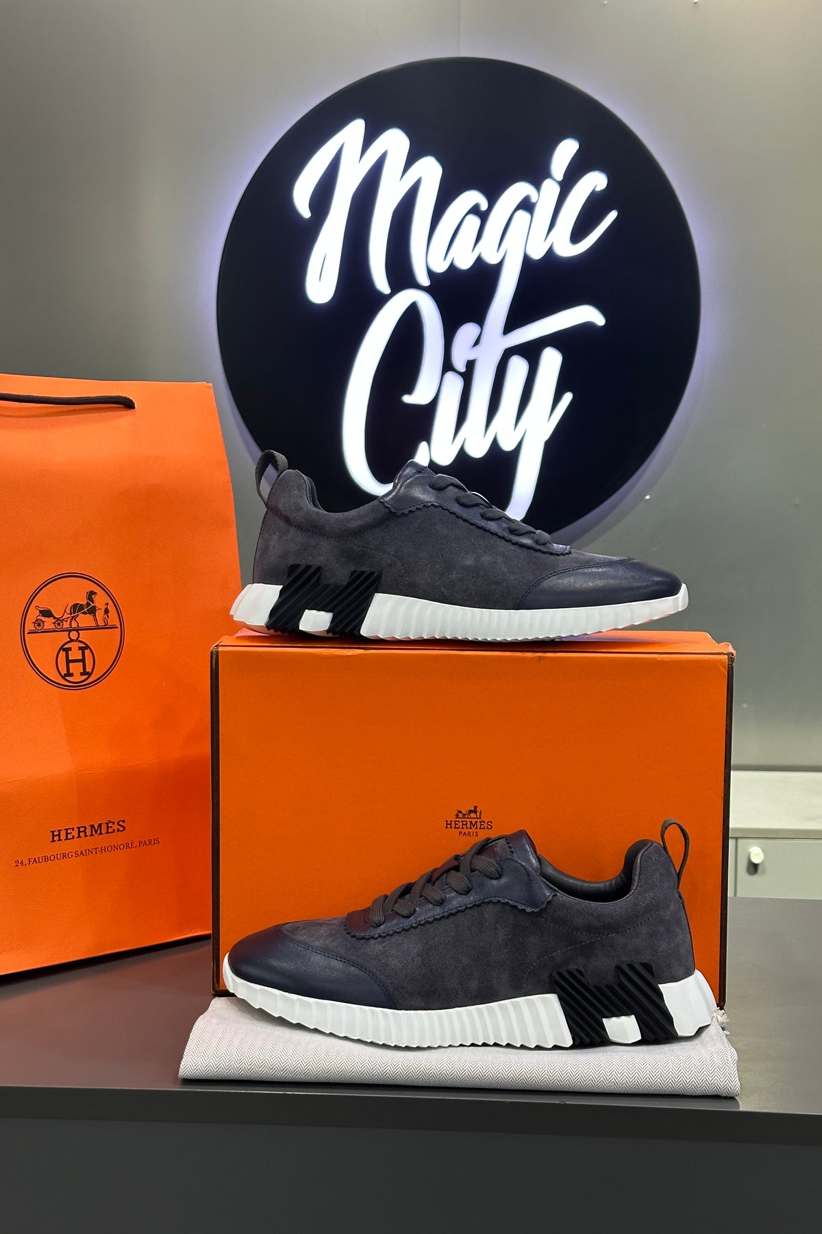 Hermès Bouncing - Charcoal Grey