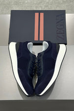 Zegna Techmerino Wool Sneakers - Bleu - MAGIC CITY
