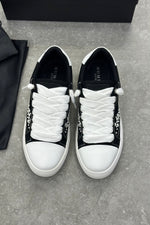 NUMERIS Low-Top Sneakers – Black Pearl Studded