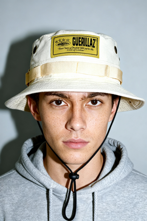 Corteiz OG Guerillaz Bucket Hat - Beige