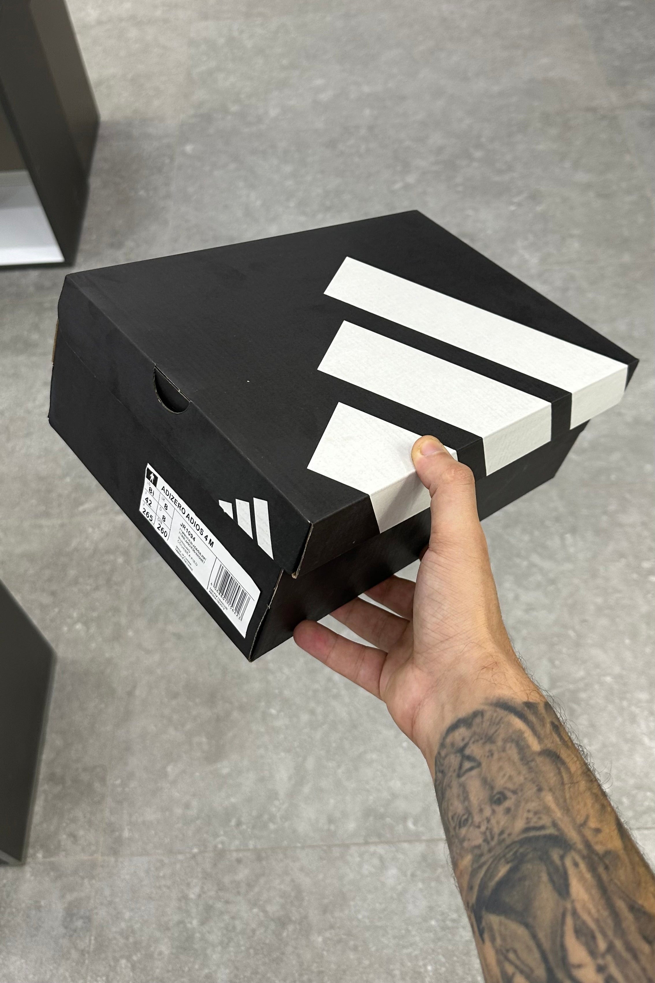 Adidas Adizero Adios Pro 4 White Black