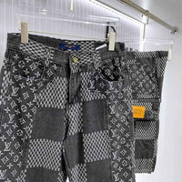 Louis V x Nigo Giant Damier Waves MNGM Denim Pants - MAGIC CITY
