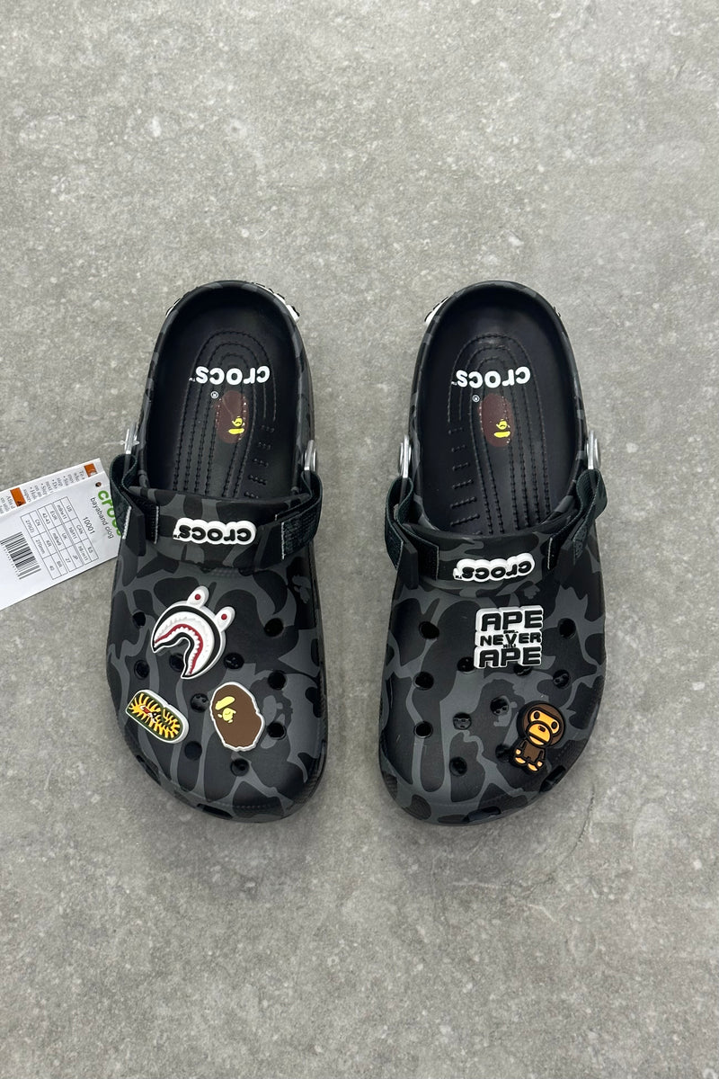 Crocs X A Bathing Ape ABC
Camo - Black