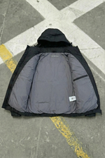 Calvin Klein Jeans Hooded Puffer Jacket - Black