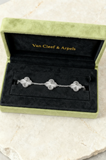 Van Cleef & Arpels White Gold 5 Motif Vintage Alhambra - Stainless Steel