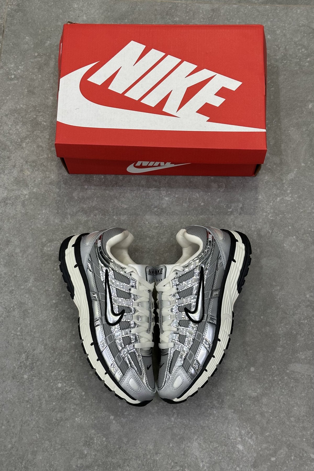 Nike P-6000 Metallic Silver - with box