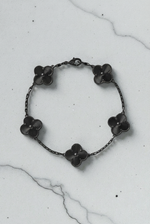 Van Cleef & Arpels FULL BLACK 5 Motif Vintage Alhambra - Stainless Steel