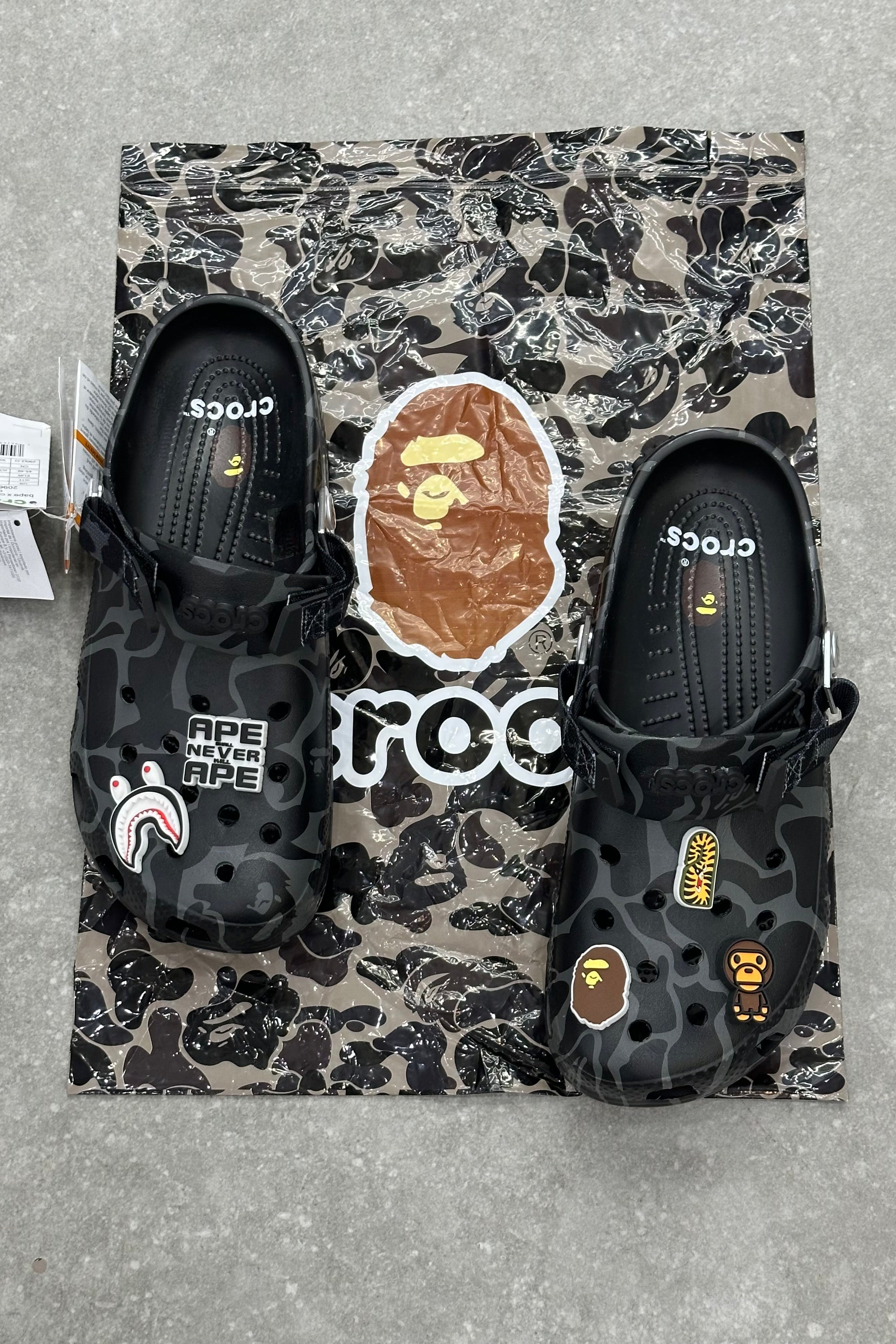 Crocs X A Bathing Ape ABC
Camo Black (Friends & Family) - MAGIC CITY