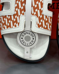 Hermês Sandal Izmir Orange / White - MAGIC CITY