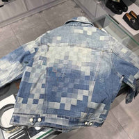 Louis V Damier Denim Skate Jacket - MAGIC CITY
