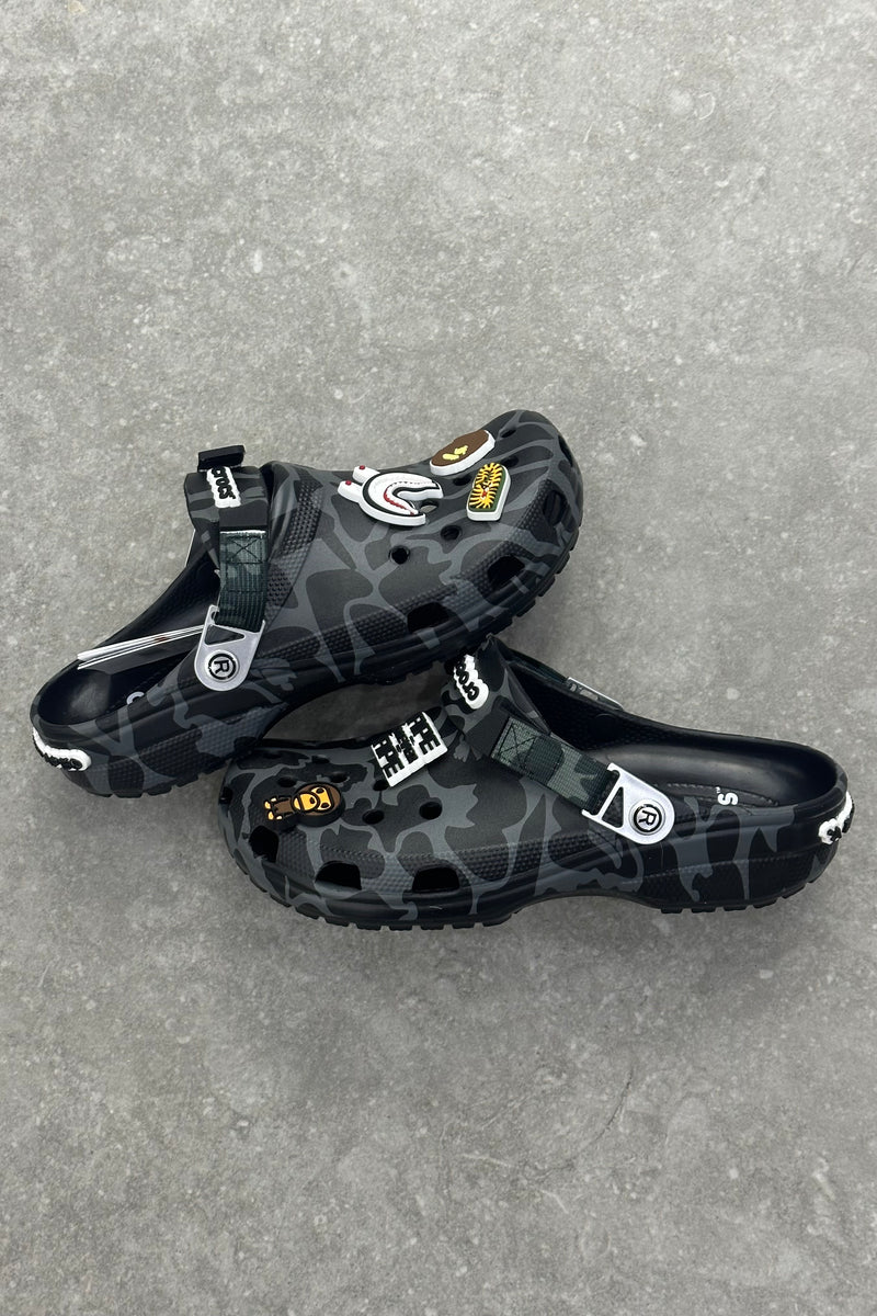 Crocs X A Bathing Ape ABC
Camo - Black