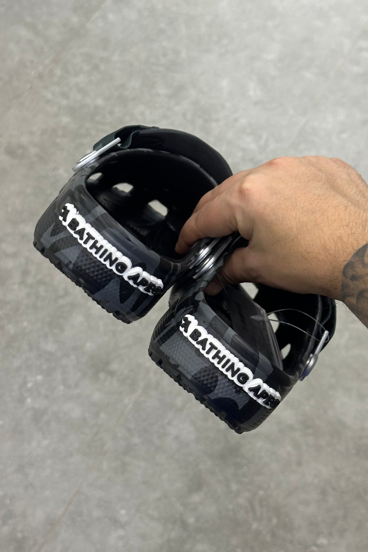 Crocs X A Bathing Ape ABC
Camo - Black