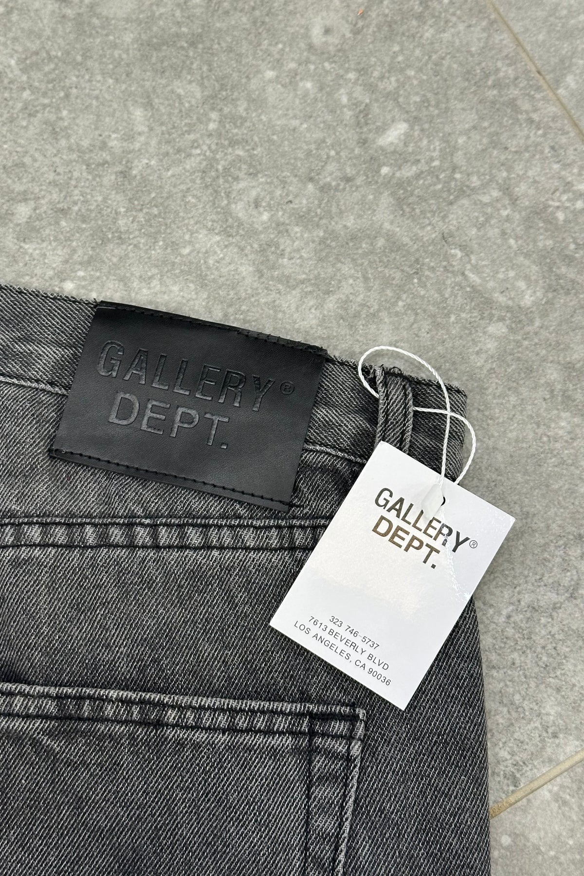 GALLERY DEPT Flared Jeans Paint Splatter - Grey