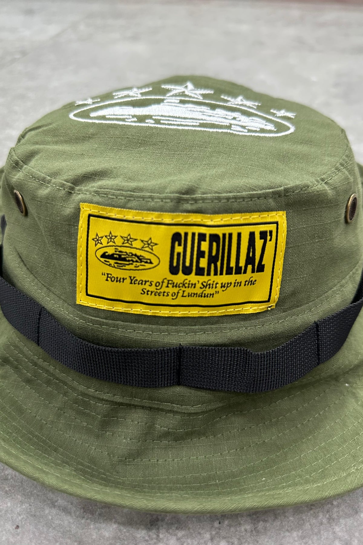 Corteiz OG Guerillaz Bucket Hat - Green - MAGIC CITY