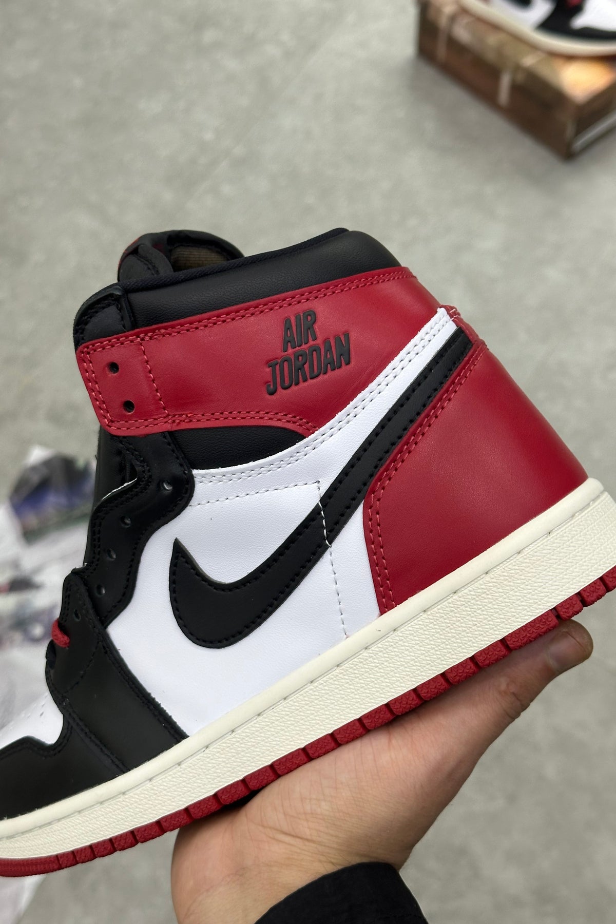 Jordan 1 Retro High OG - Black Toe Reimagined