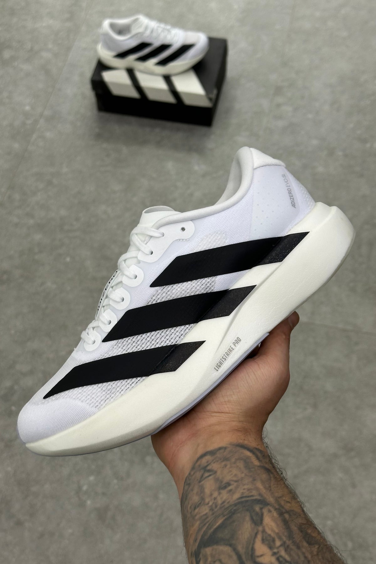 Adidas Adizero Evo SL - White Black