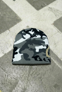 Corteiz camo beanie - Grey Black