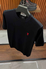 Ami De Coeur Organic Cotton Black Tee - MAGIC CITY