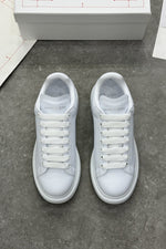 Alexander McQueen Oversized Sneaker Triple White - top view