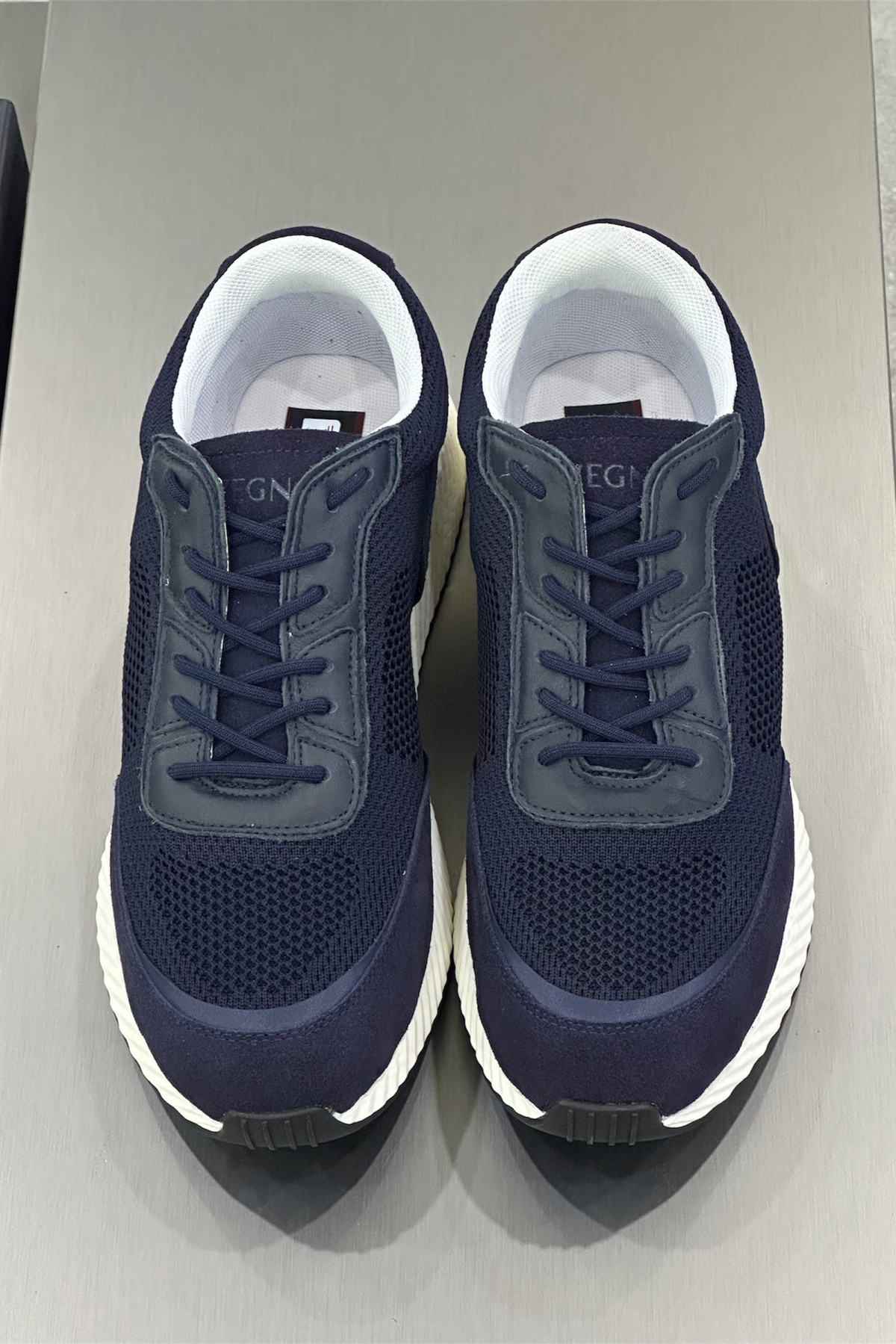 Zegna Techmerino Wool Sneakers - Bleu - MAGIC CITY
