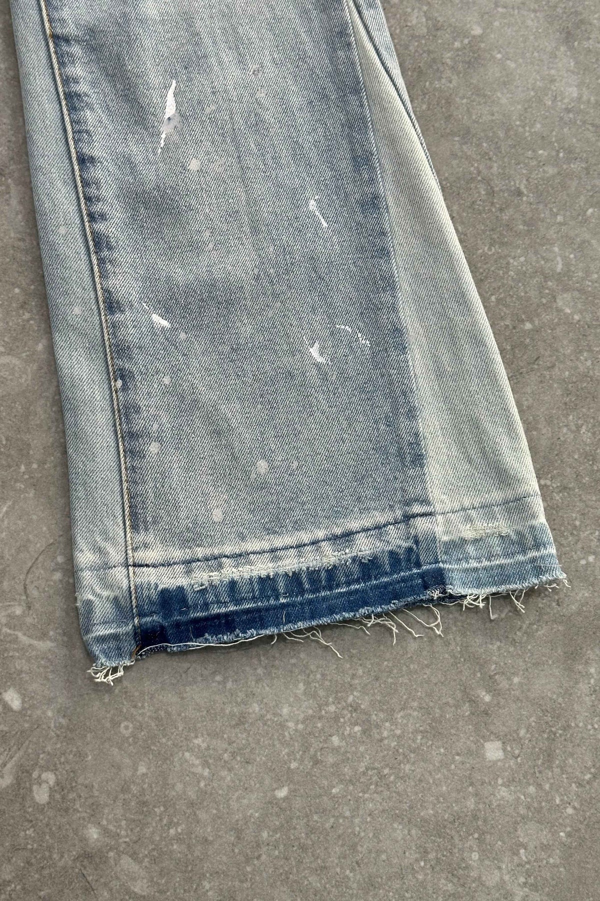 GALLERY DEPT Flared Jeans Paint Splatter – Vintage Blue