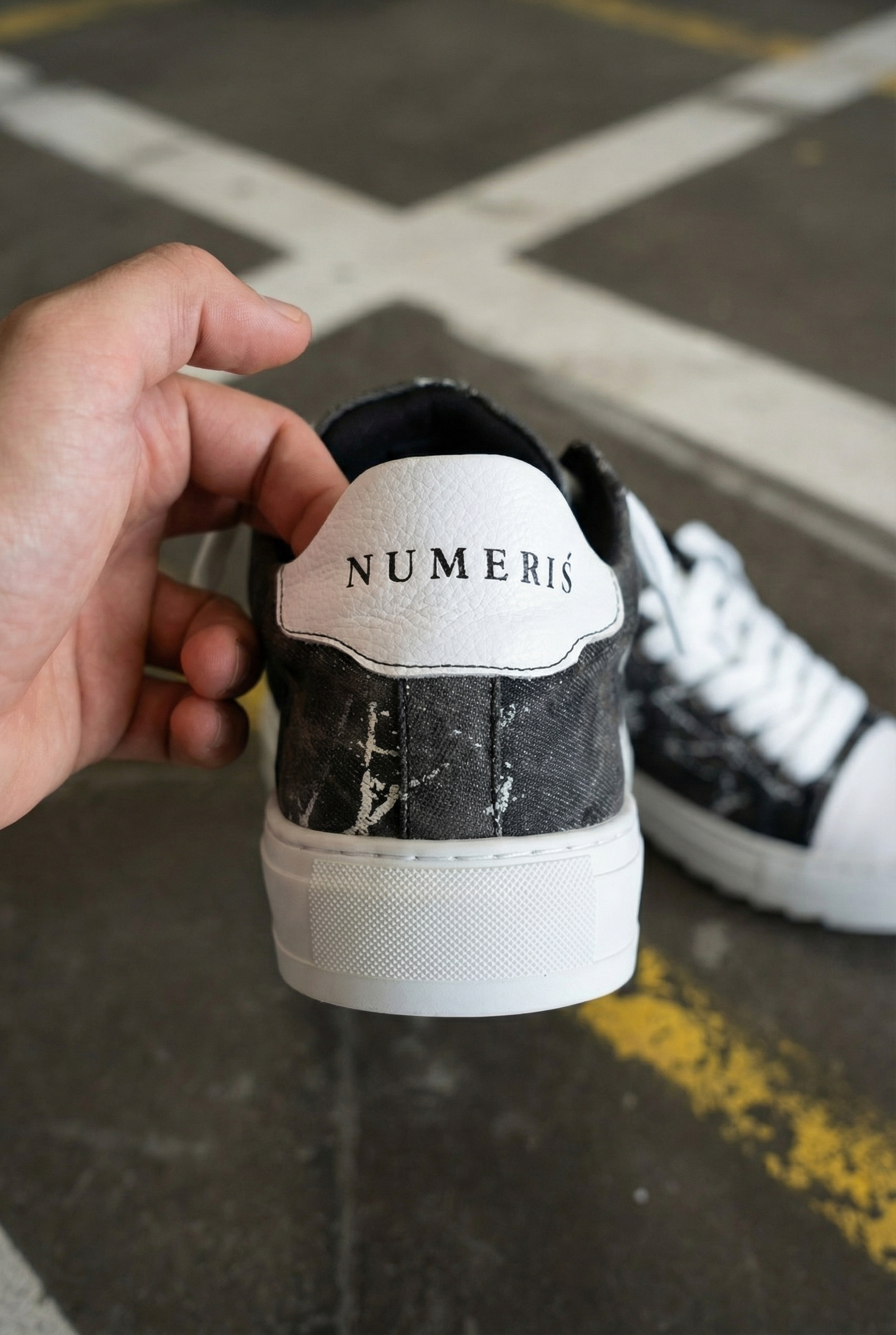 Numeris Atelier Pigment Sneakers - Black | Editorialist