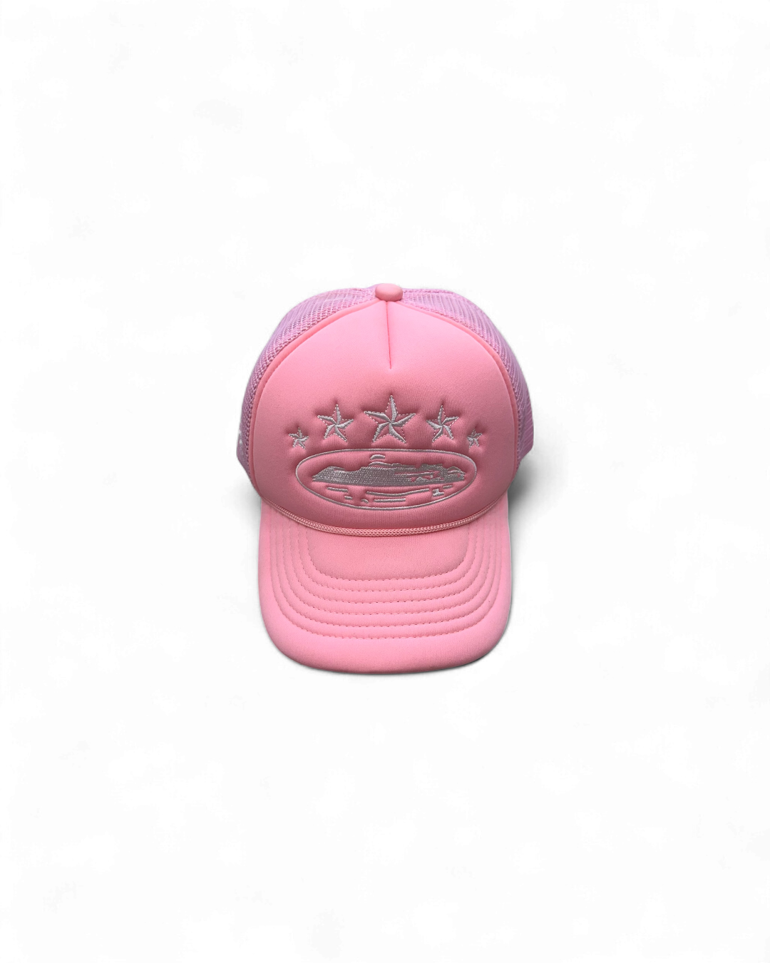 CORTEIZ 5 STARZ Alcatraz Trucker Hat – Pink